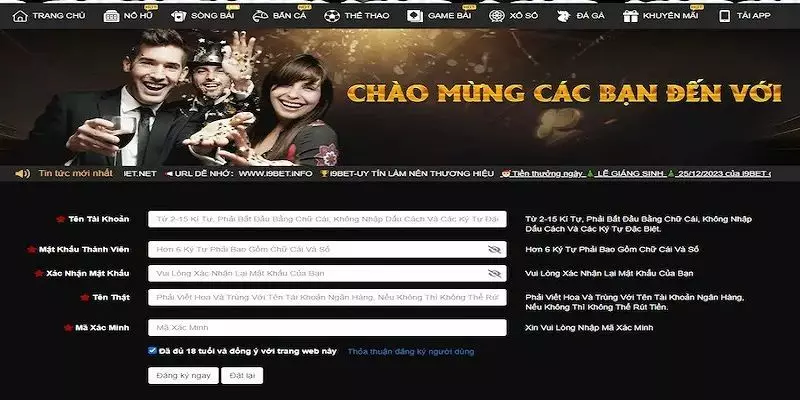 Hướng dẫn chi tiết các bước đăng ký i9bet dành cho tân thủ